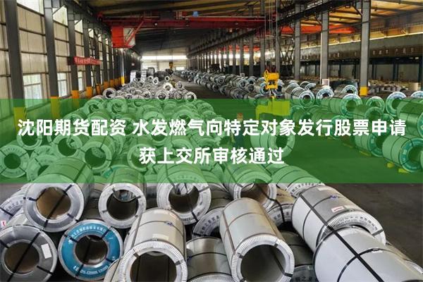 沈阳期货配资 水发燃气向特定对象发行股票申请获上交所审核通过