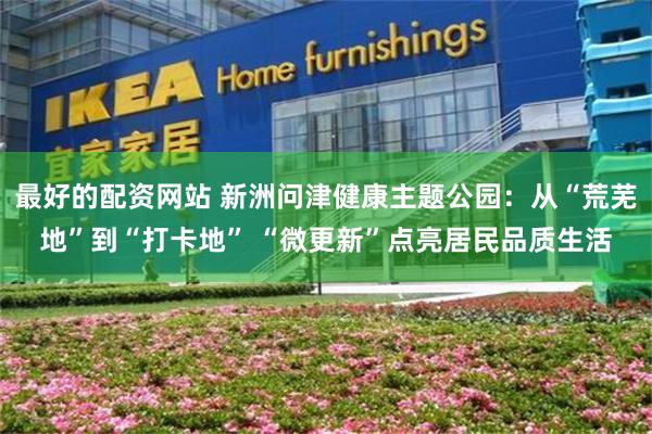 最好的配资网站 新洲问津健康主题公园：从“荒芜地”到“打卡地” “微更新”点亮居民品质生活